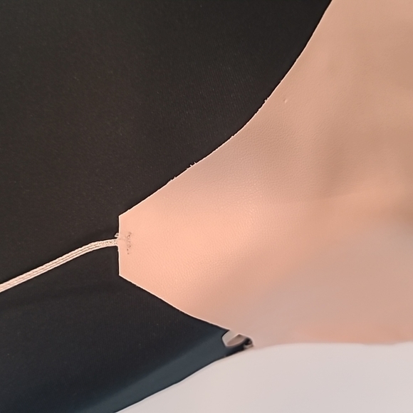 Zara faux leather dress pink gold budghundy, S NWYt - Picture 3 of 11